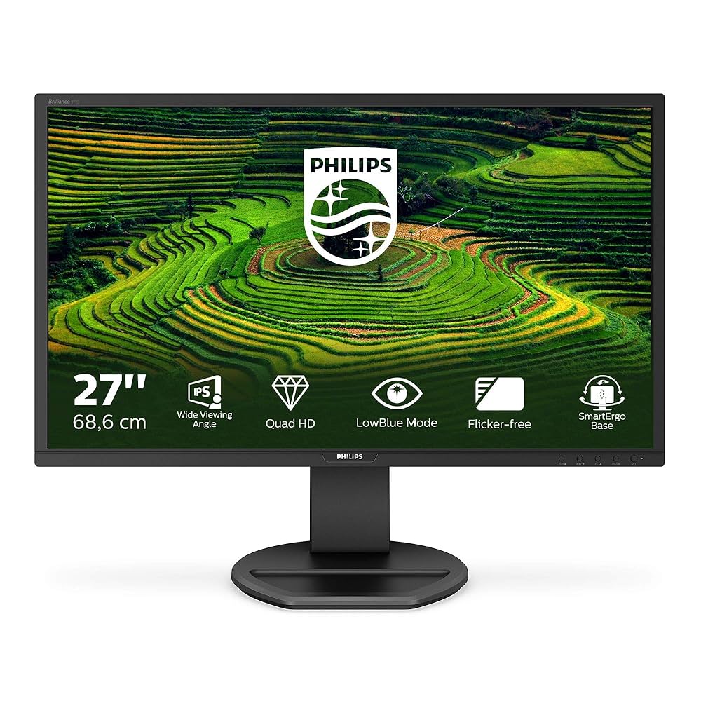 Philips 272B8QJEB/11 ディスプレイ 27 インチ 272B8QJEB/11【生産終了】 | フィリップスディスプレイ｜菱洋